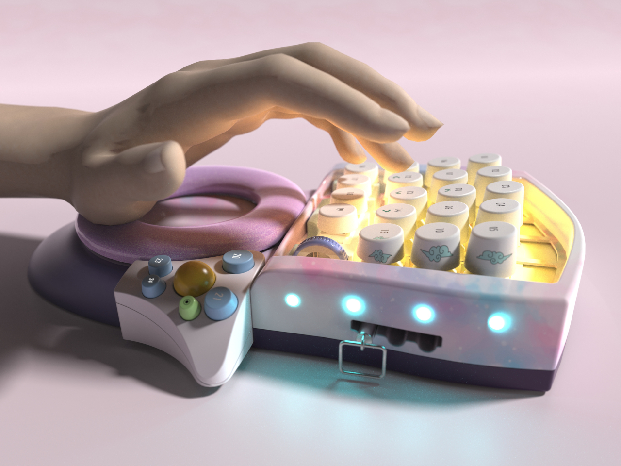 IGI，modularization，Ergonomics，One handed keyboard，