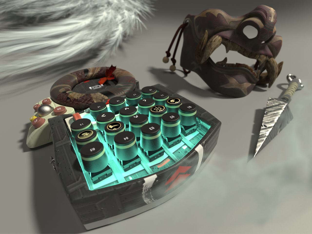 IGI，modularization，Ergonomics，One handed keyboard，