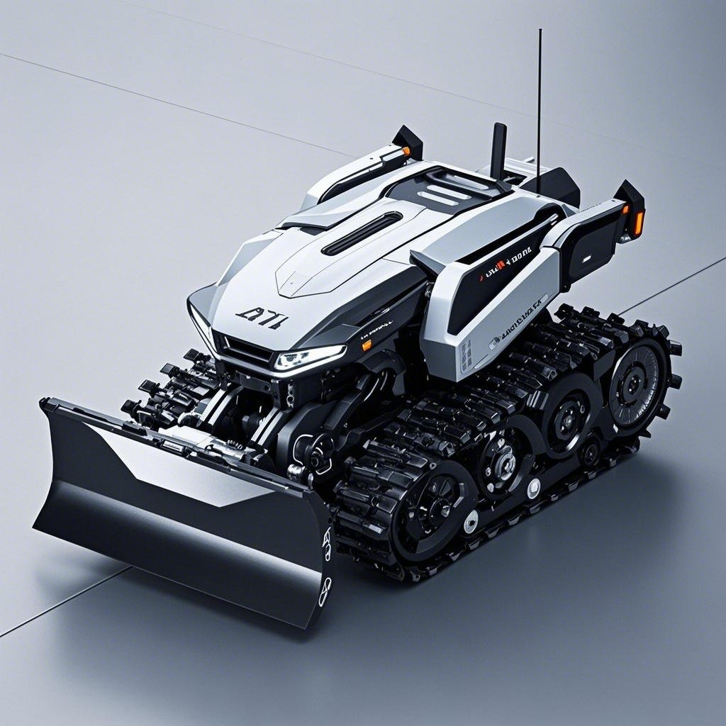 Intelligent mecha snow shovel，