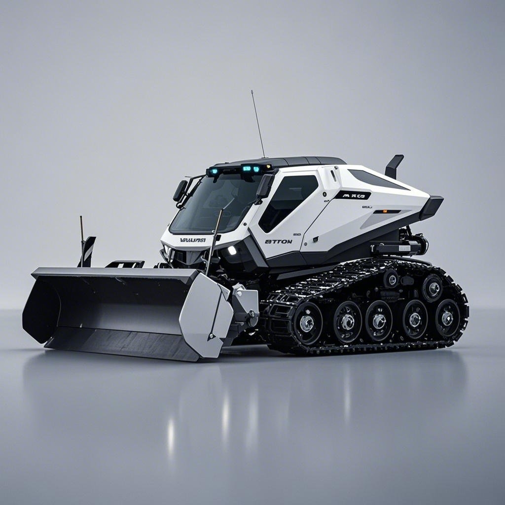 Intelligent mecha snow shovel，