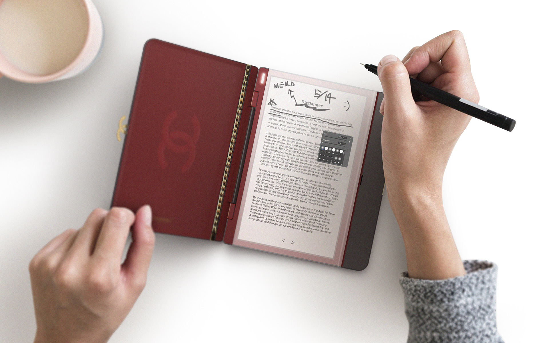 product design，E-reader，Chanel，