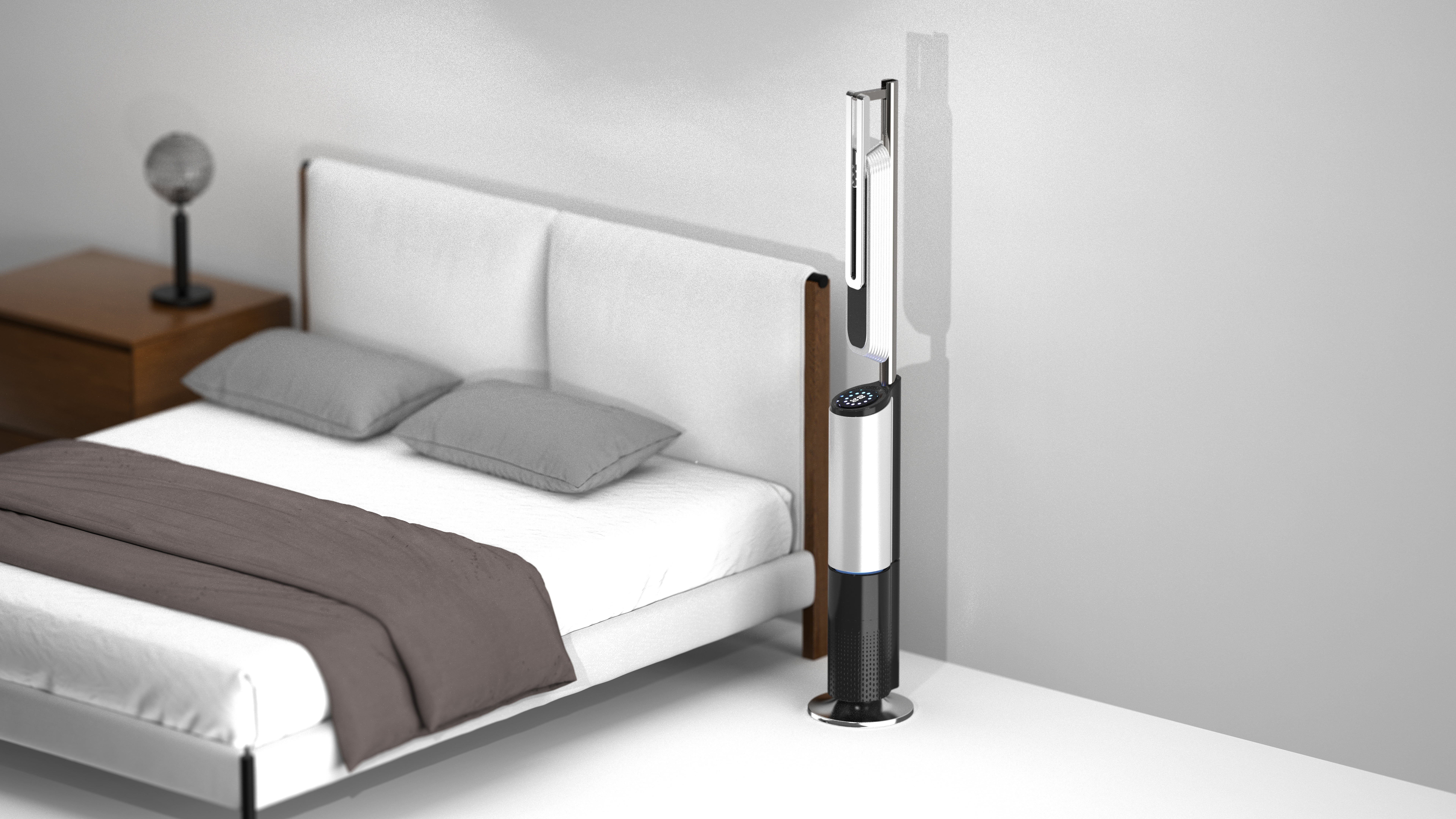 Floor lamp，Help sleep，Simplicity，science and technology，intelligence，