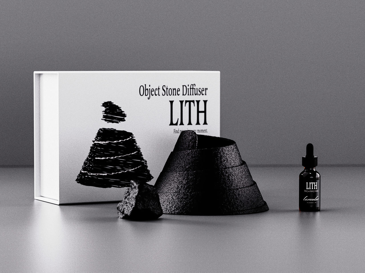 LITH，Aroma diffuser，Housewear & Furnishings，Aromatherapy machine，
