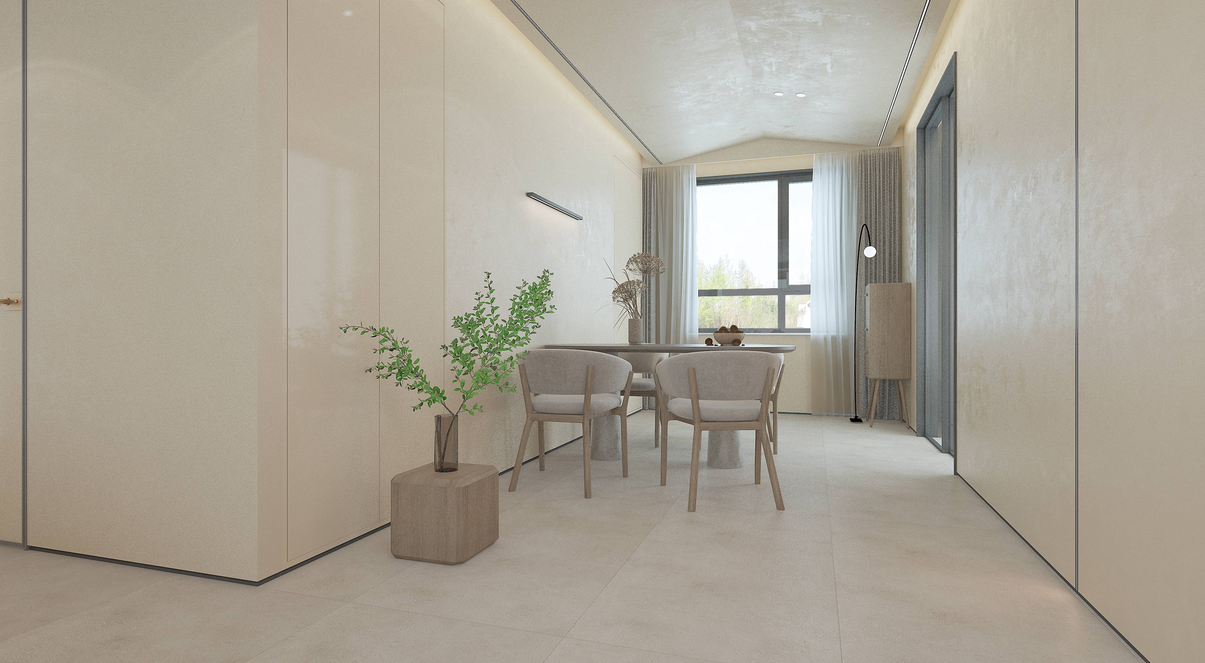 Interior design，home decoration design，Quiet Wind Decoration，Middle Ancient Style，Cream wind design，Decoration effect diagram，Home decoration renderings，Living room design，