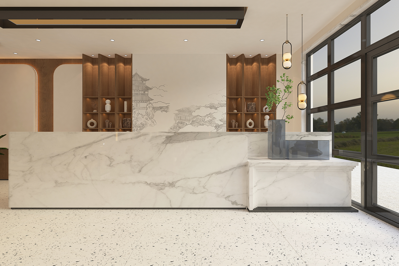 Buddha jumps over the wall，Restaurant design，Hot pot shop design，Storefront design of seafood competition，Hotel Design，