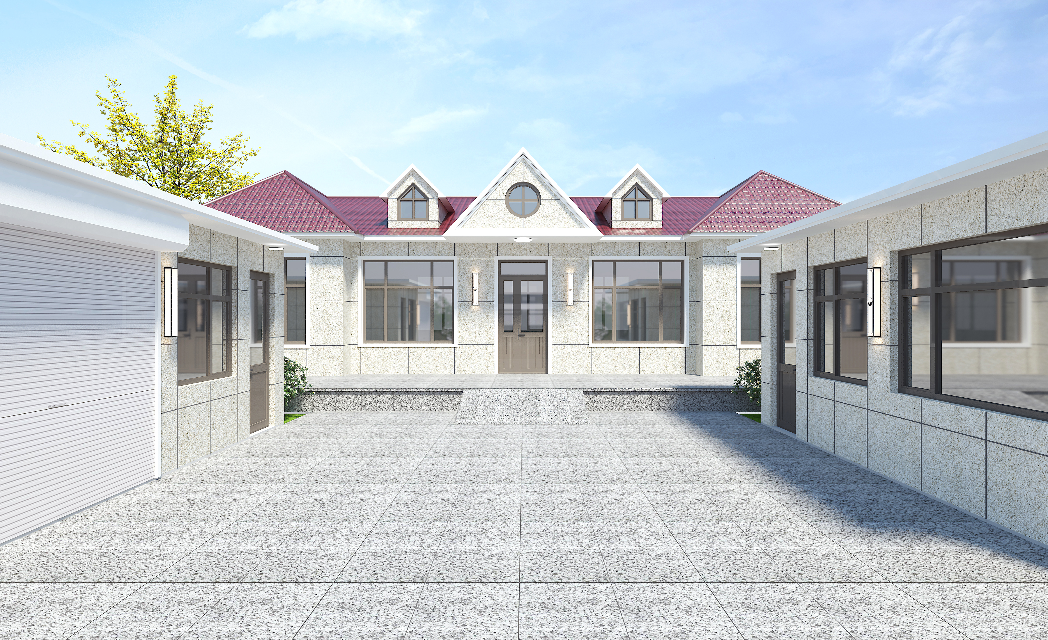 Self-built house design，garden design ，greening design，Landscape design，Construction drawing of self-built house，Self-built house renderings，Interior design，Outdoor design，