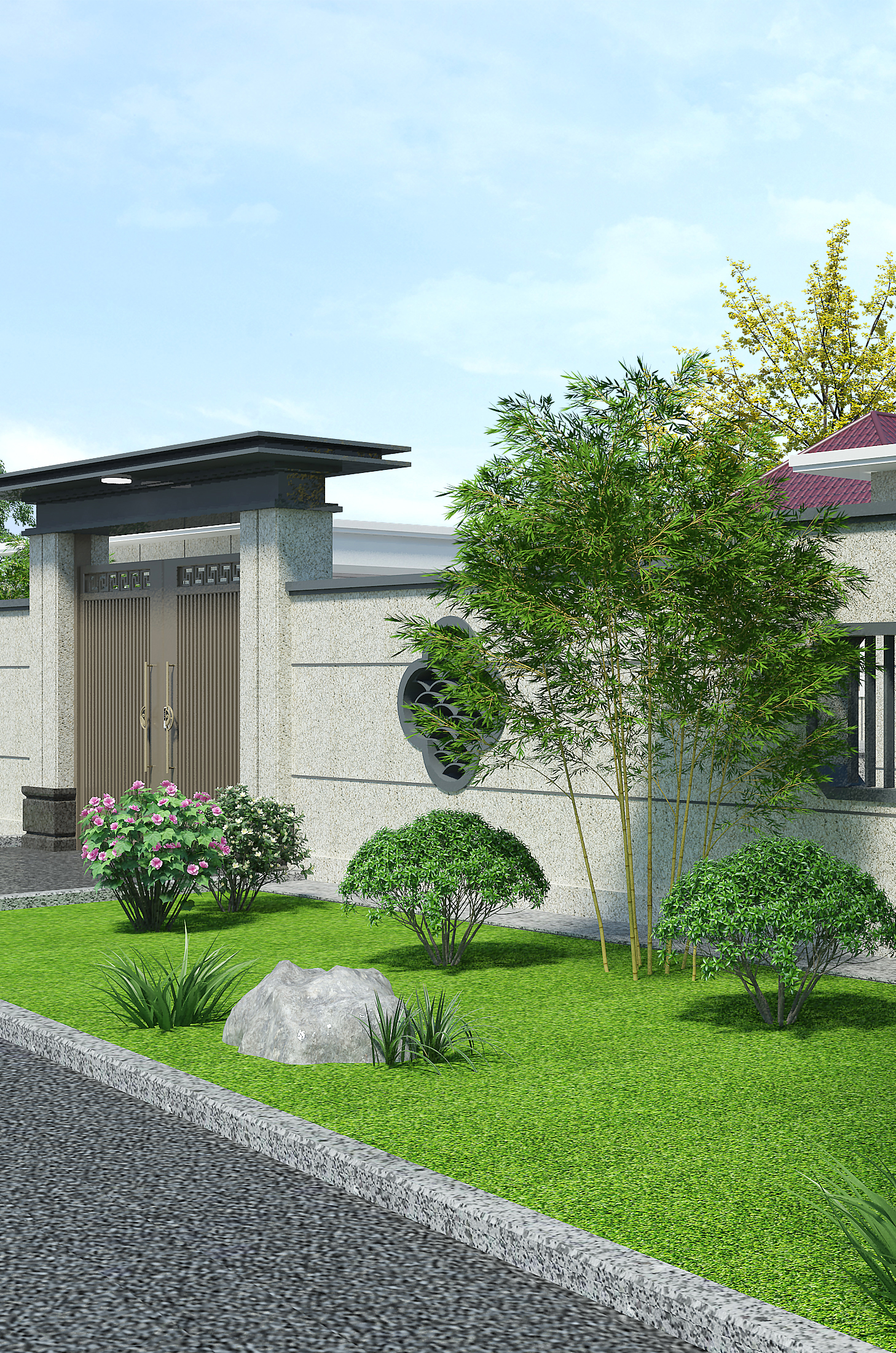 Self-built house design，garden design ，greening design，Landscape design，Construction drawing of self-built house，Self-built house renderings，Interior design，Outdoor design，