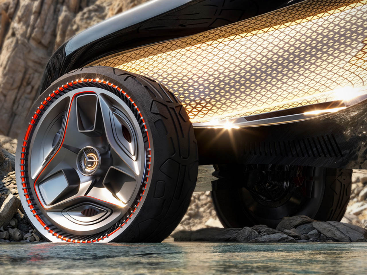 Mercedes Benz，Concept Car，vehicle，Mercedes Chronos，