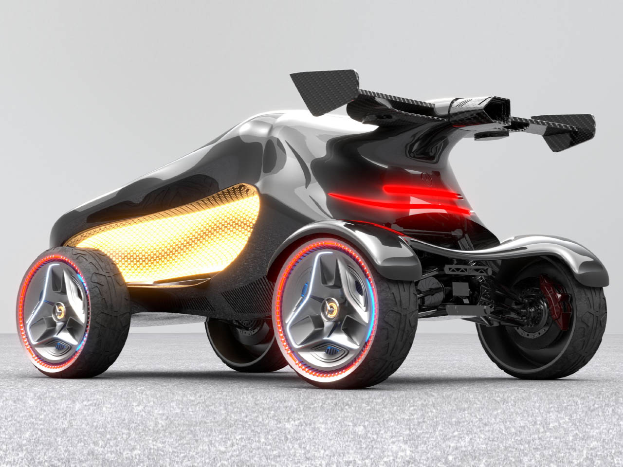 Mercedes Benz，Concept Car，vehicle，Mercedes Chronos，