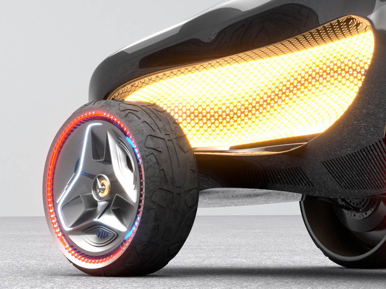 Mercedes Benz，Concept Car，vehicle，Mercedes Chronos，