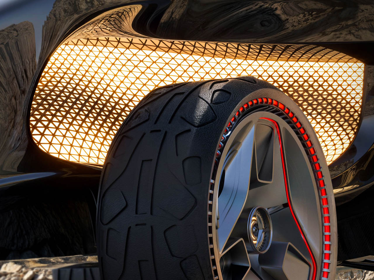 Mercedes Benz，Concept Car，vehicle，Mercedes Chronos，