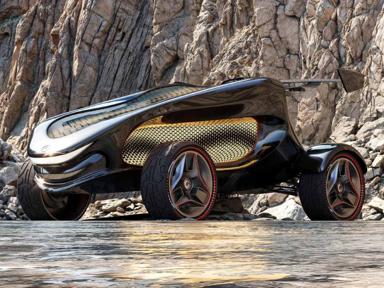 Mercedes Benz，Concept Car，vehicle，Mercedes Chronos，