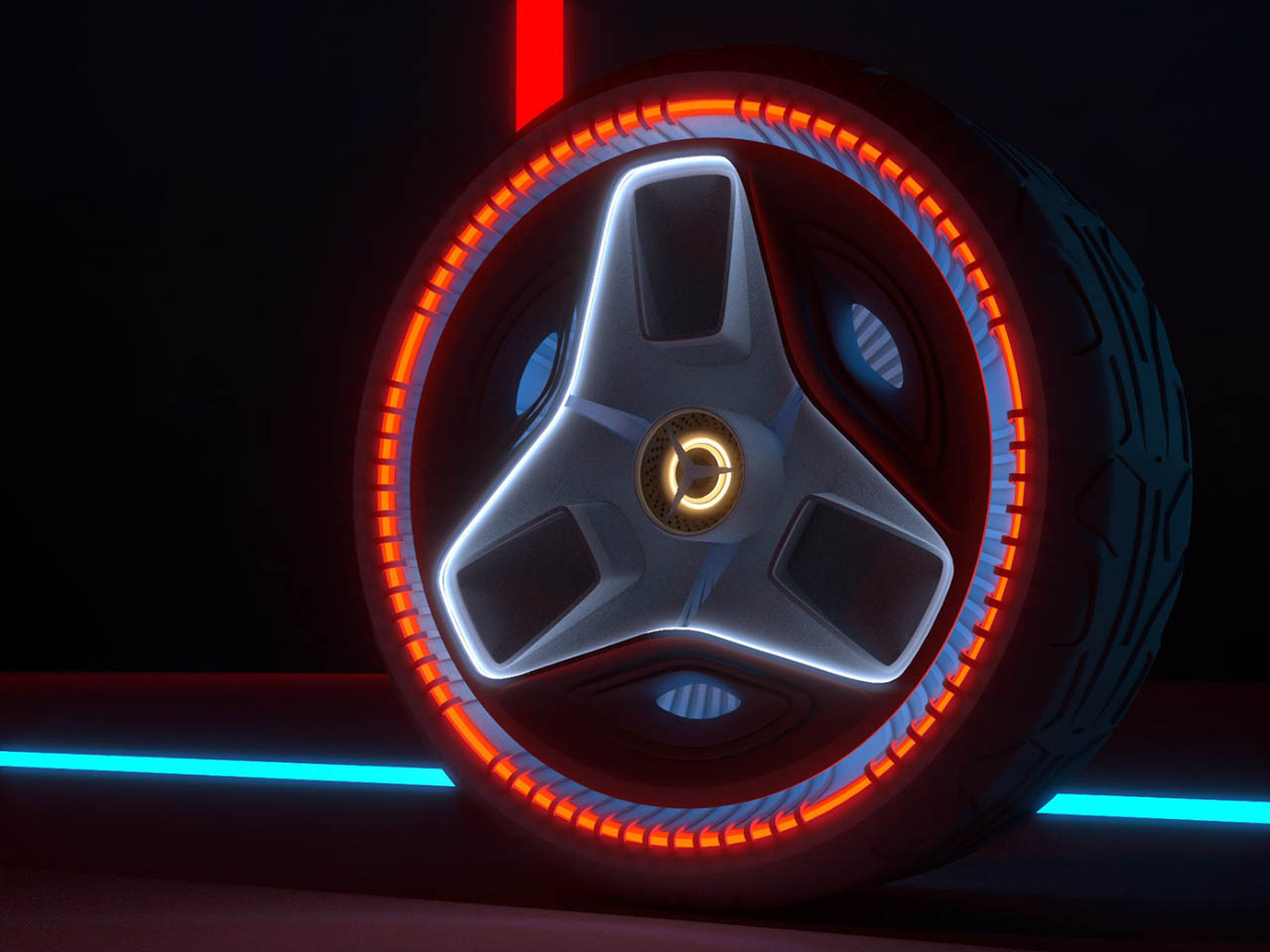 Mercedes Benz，Concept Car，vehicle，Mercedes Chronos，