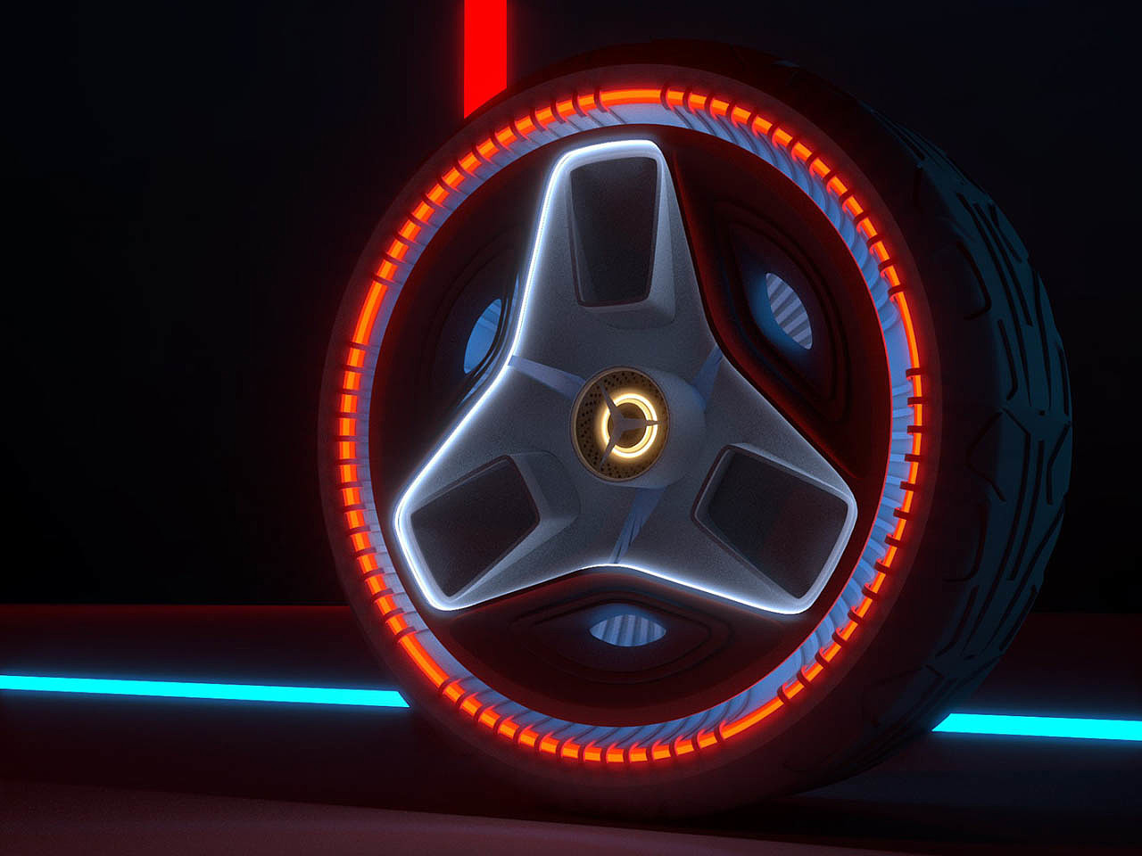 Mercedes Benz，Concept Car，vehicle，Mercedes Chronos，