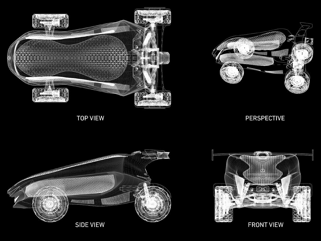 Mercedes Benz，Concept Car，vehicle，Mercedes Chronos，