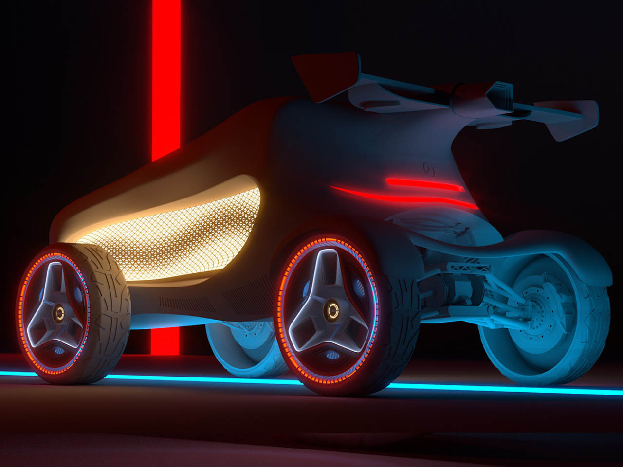 Mercedes Benz，Concept Car，vehicle，Mercedes Chronos，