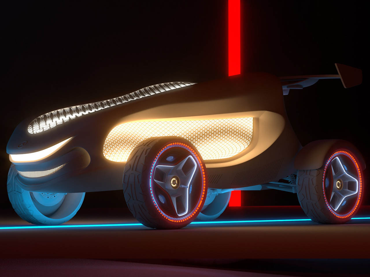 Mercedes Benz，Concept Car，vehicle，Mercedes Chronos，