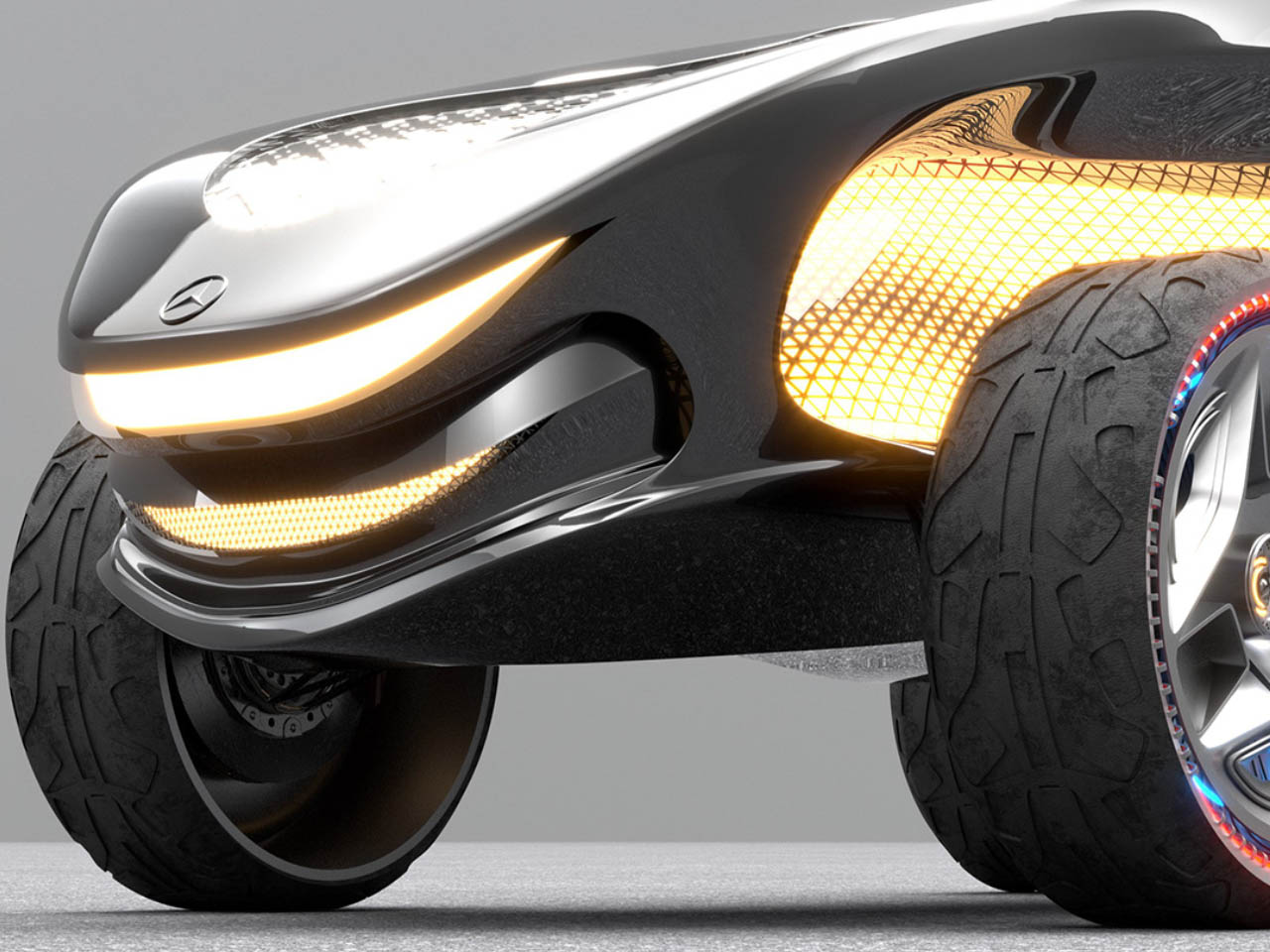 Mercedes Benz，Concept Car，vehicle，Mercedes Chronos，