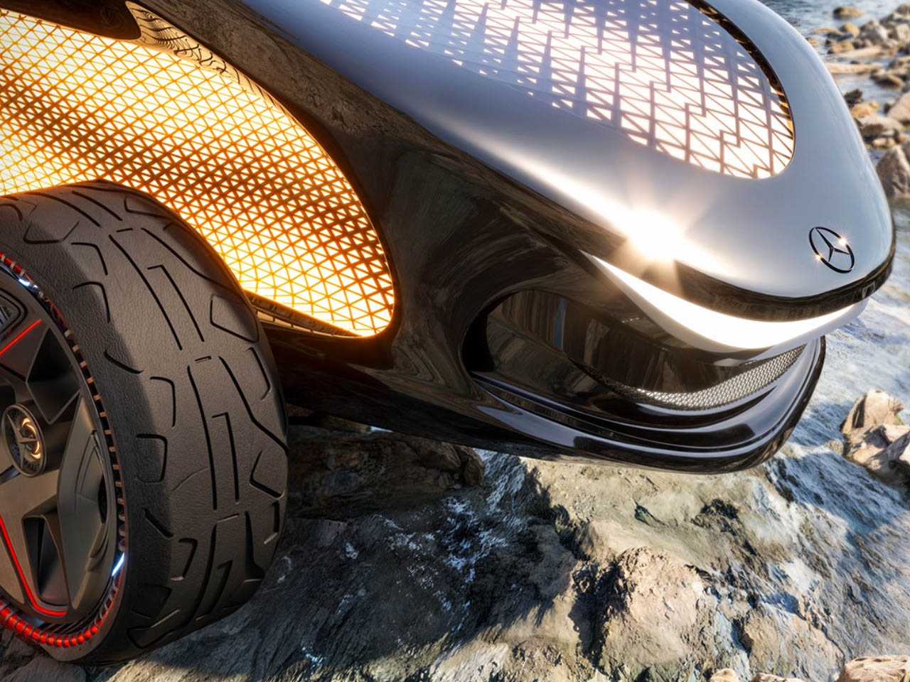 Mercedes Benz，Concept Car，vehicle，Mercedes Chronos，