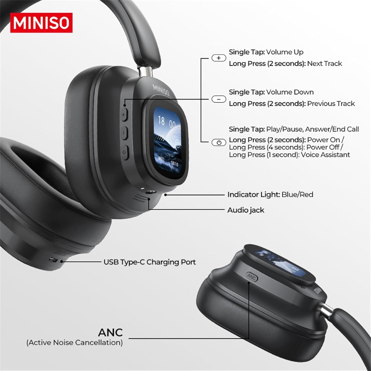 Digital，Electronic equipment，Miniso G90，headset，Digital，Electronic equipment，