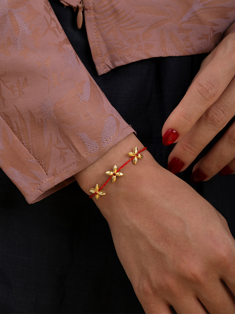 New Year Red Rope，Good moral，New Year gift，Valentine's Day gift，traditional modern，Agate Inlay，Even the pattern of money，Money rolling in，