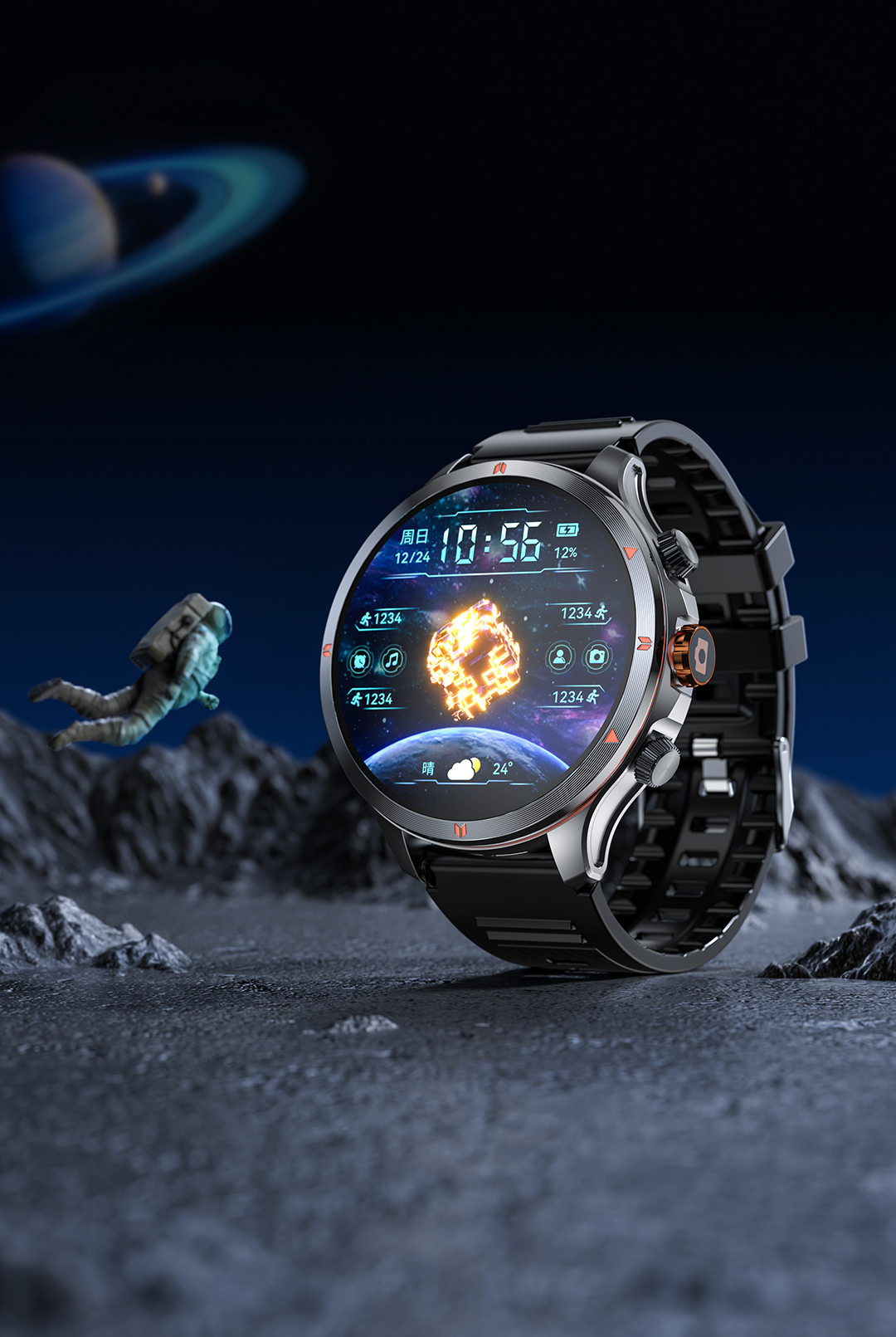 Wrist watch，Render，online retailers，Amazon，Detail main drawing，