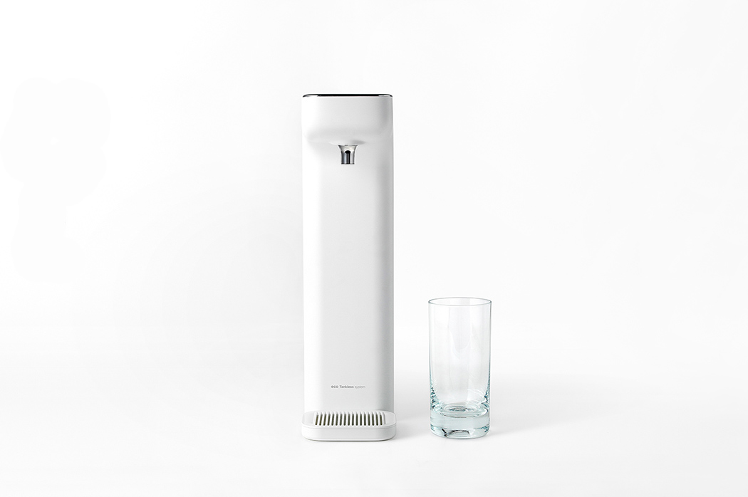Intelligent filter water dispenser，Remote control，water purification，purify，Minimalist style，black and white，