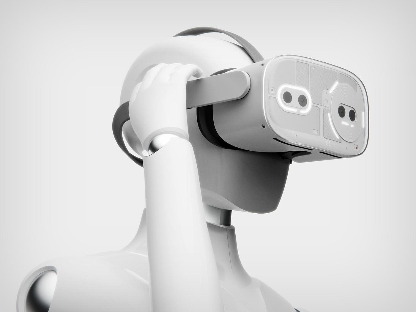 Glyph interface，Fresnel lens，VR head display，virtual reality，