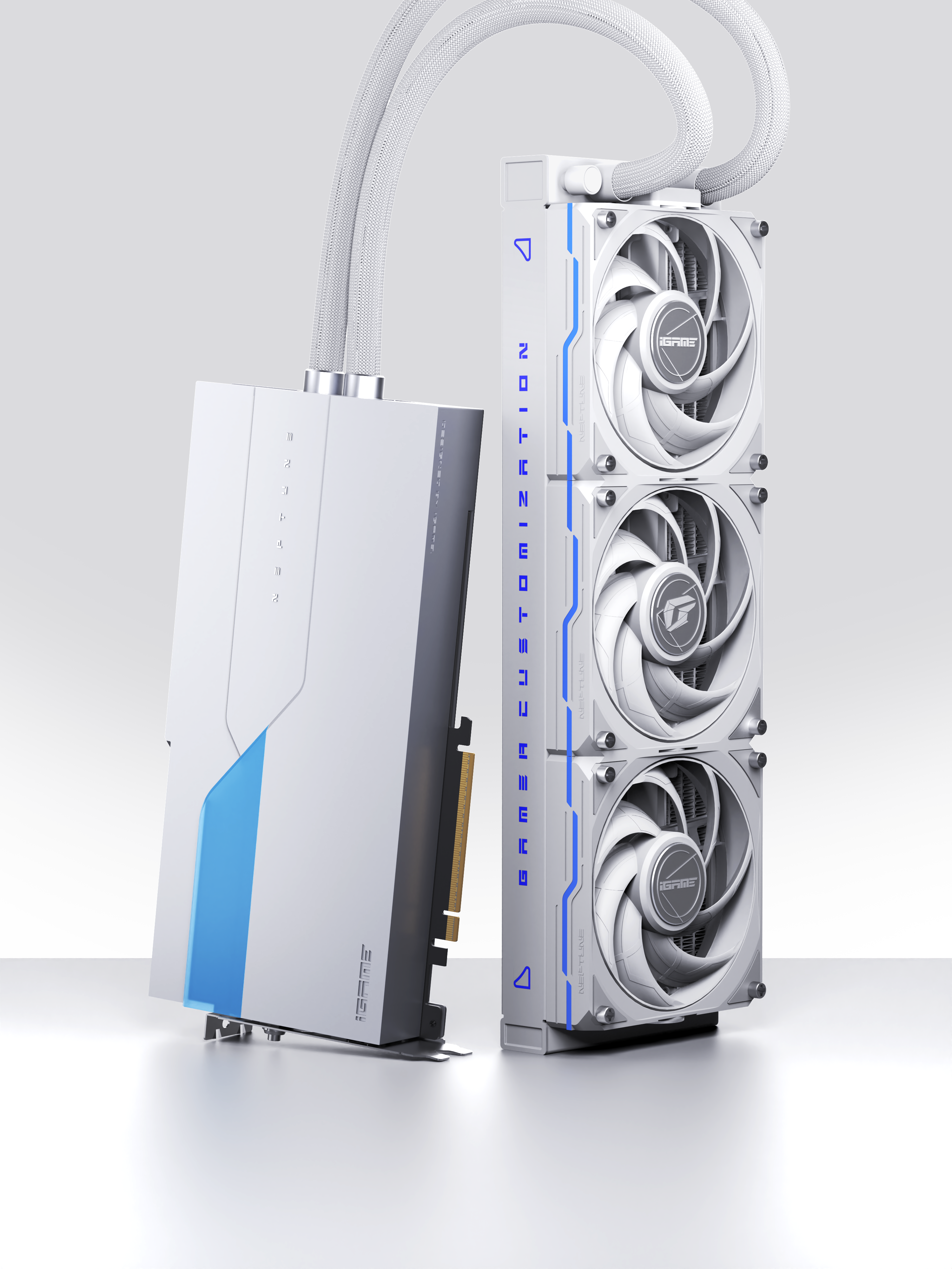 50 series graphics card，Yingweida，Seven rainbow，name，Water God，Water-cooled graphics card，