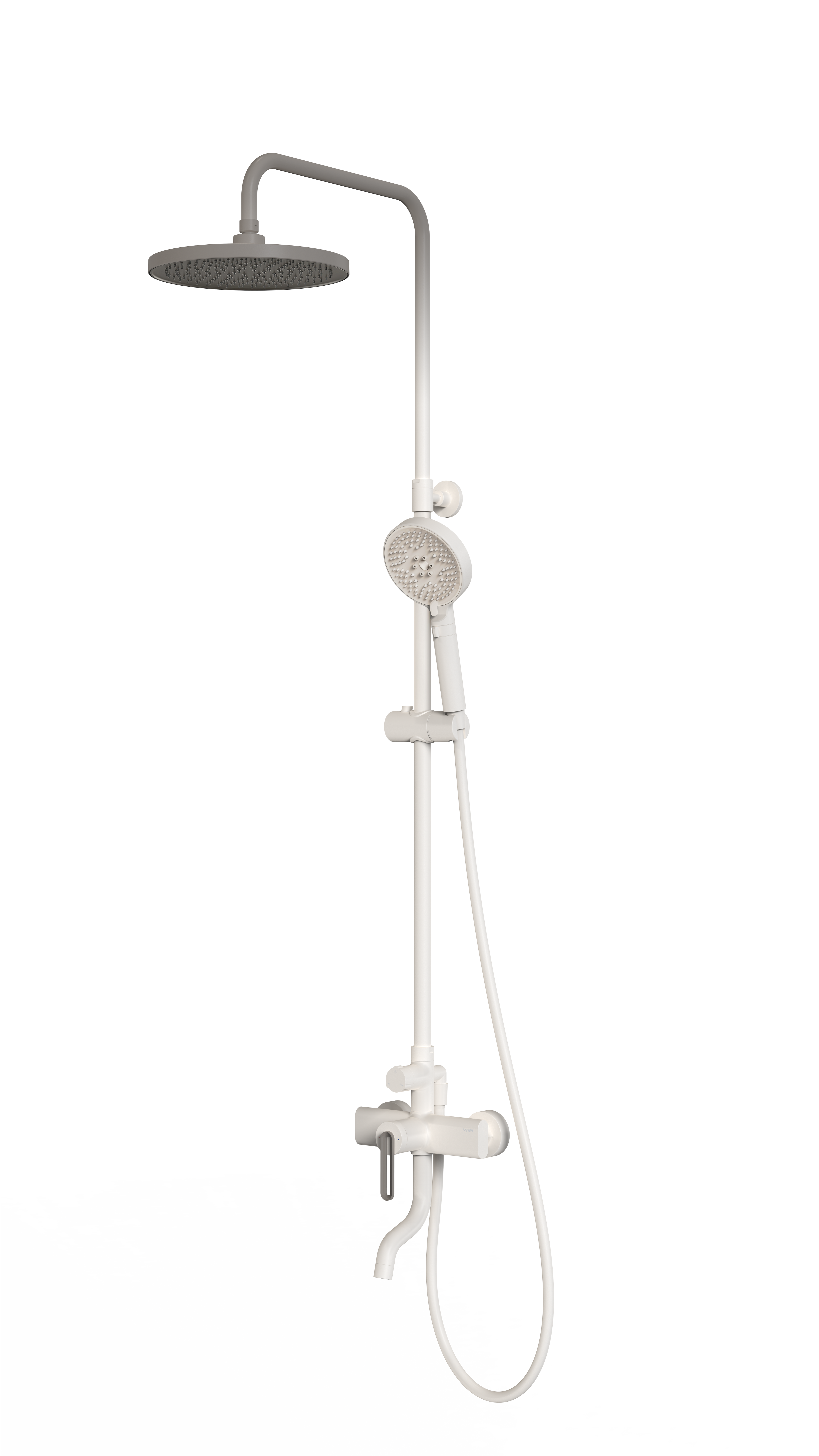 Gradual change，shower，color，Smoked cream，