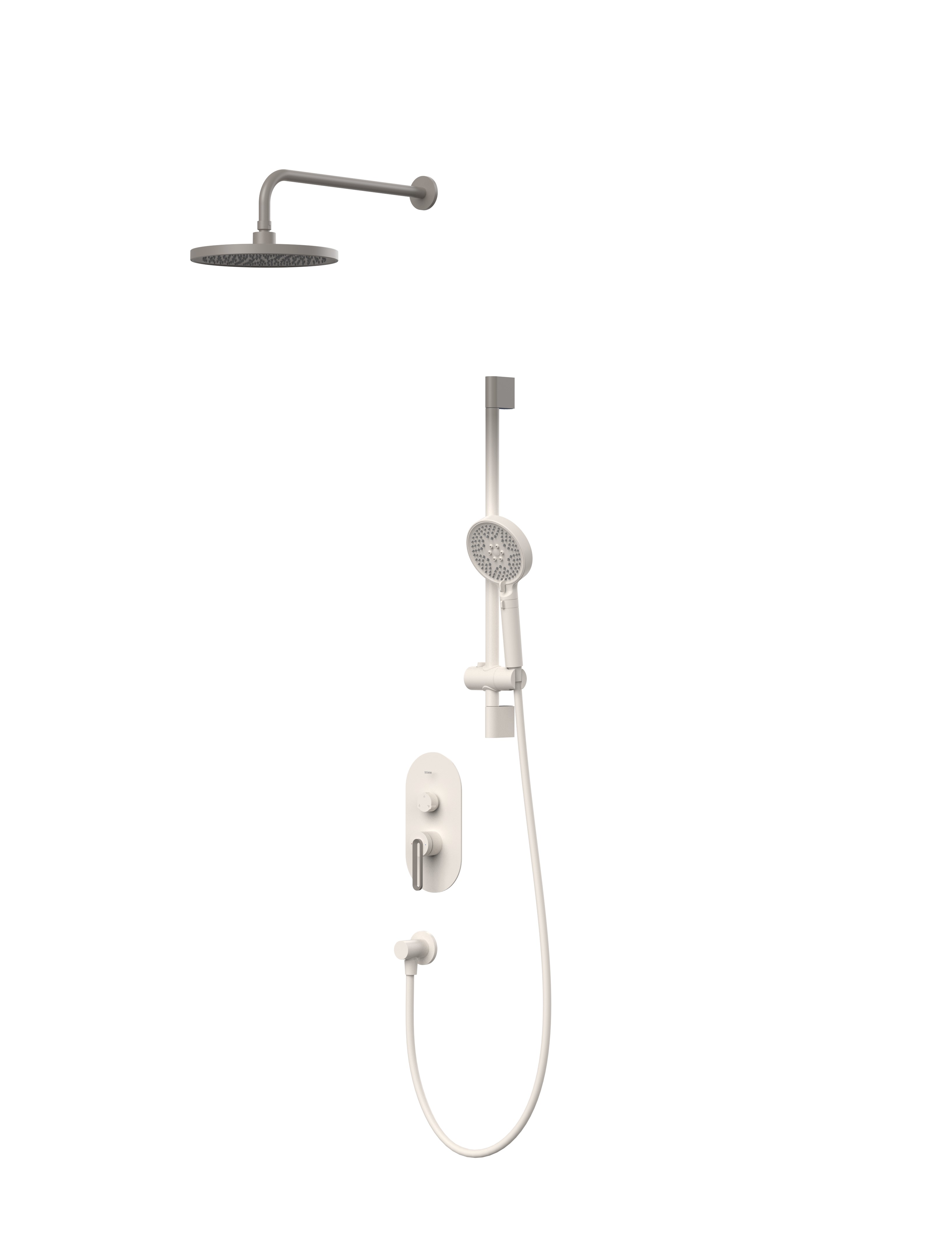 Gradual change，shower，color，Smoked cream，