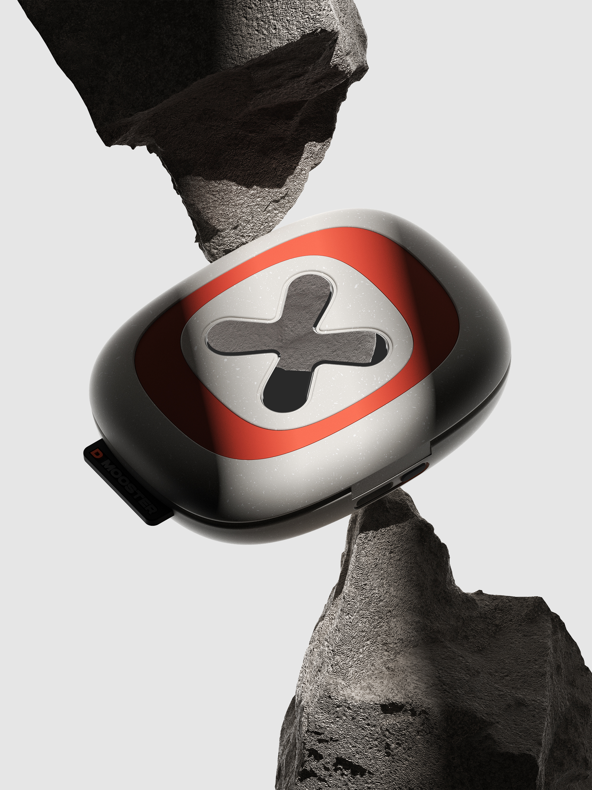 Big Monster，dmooster，Bluetooth headset，Sports headset，industrial design，Render，Chaopin，