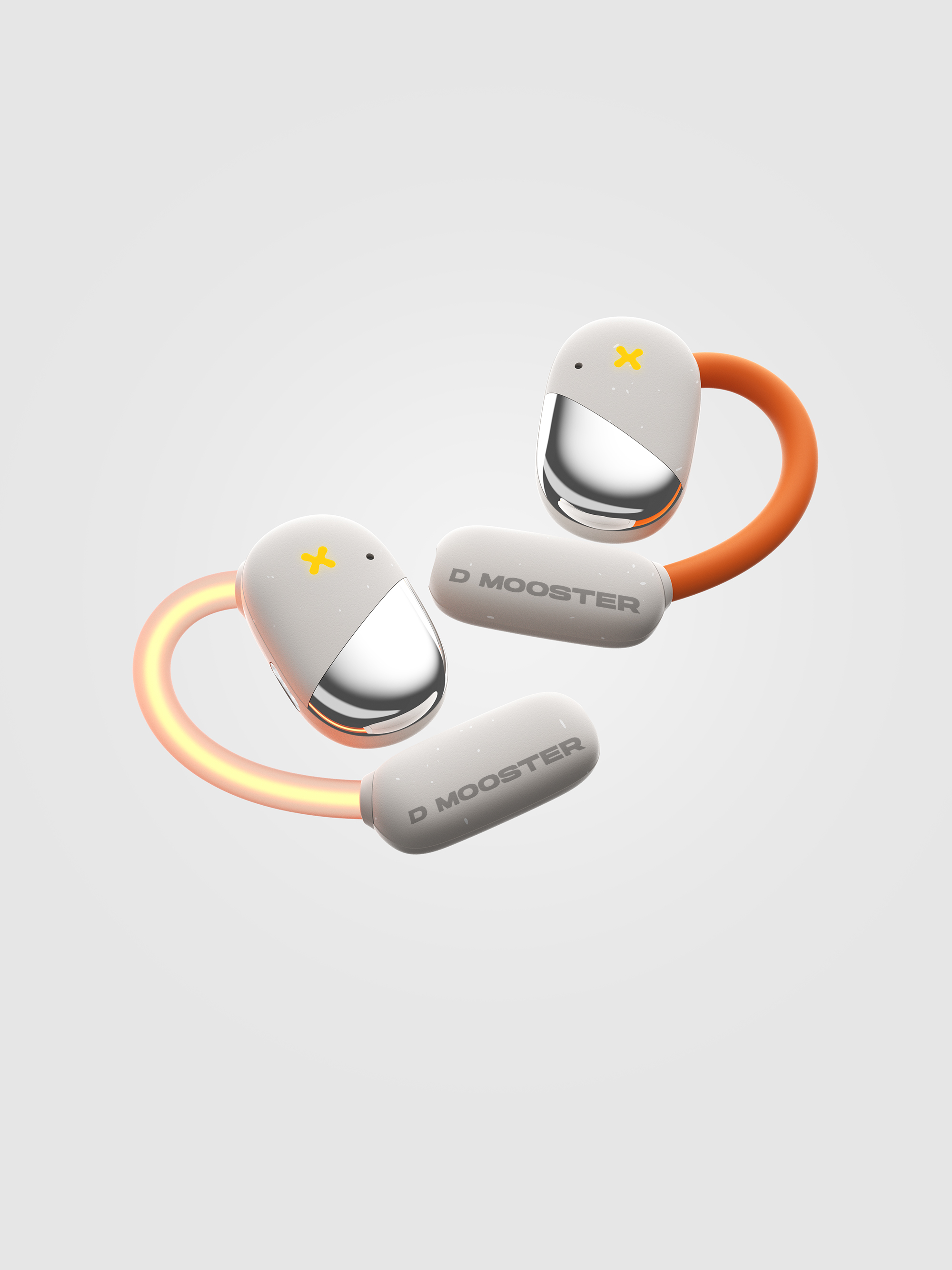 Big Monster，dmooster，Bluetooth headset，Sports headset，industrial design，Render，Chaopin，