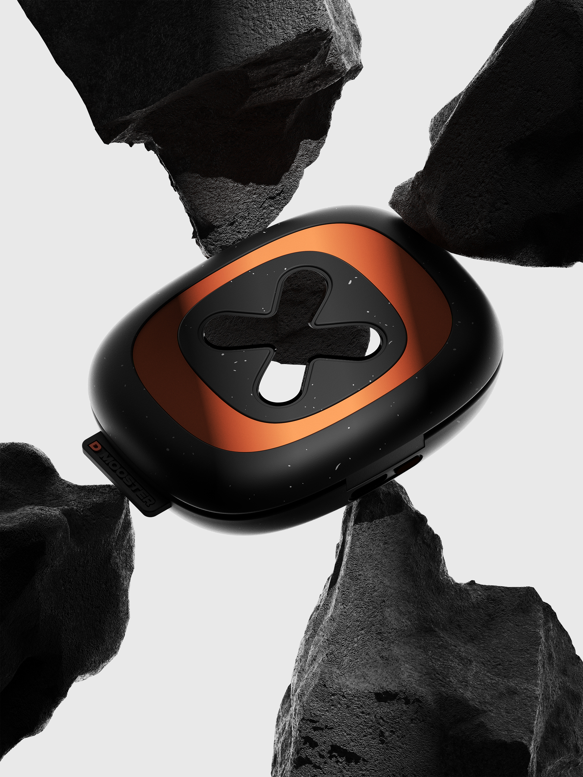 Big Monster，dmooster，Bluetooth headset，Sports headset，industrial design，Render，Chaopin，