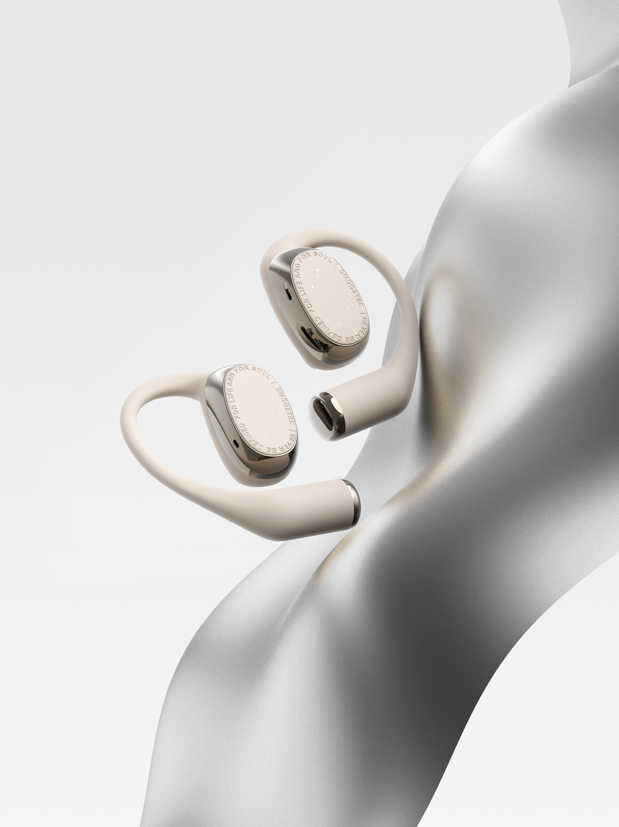 Big Monster，dmooster，Bluetooth headset，Sports headset，industrial design，Render，headset，brand，