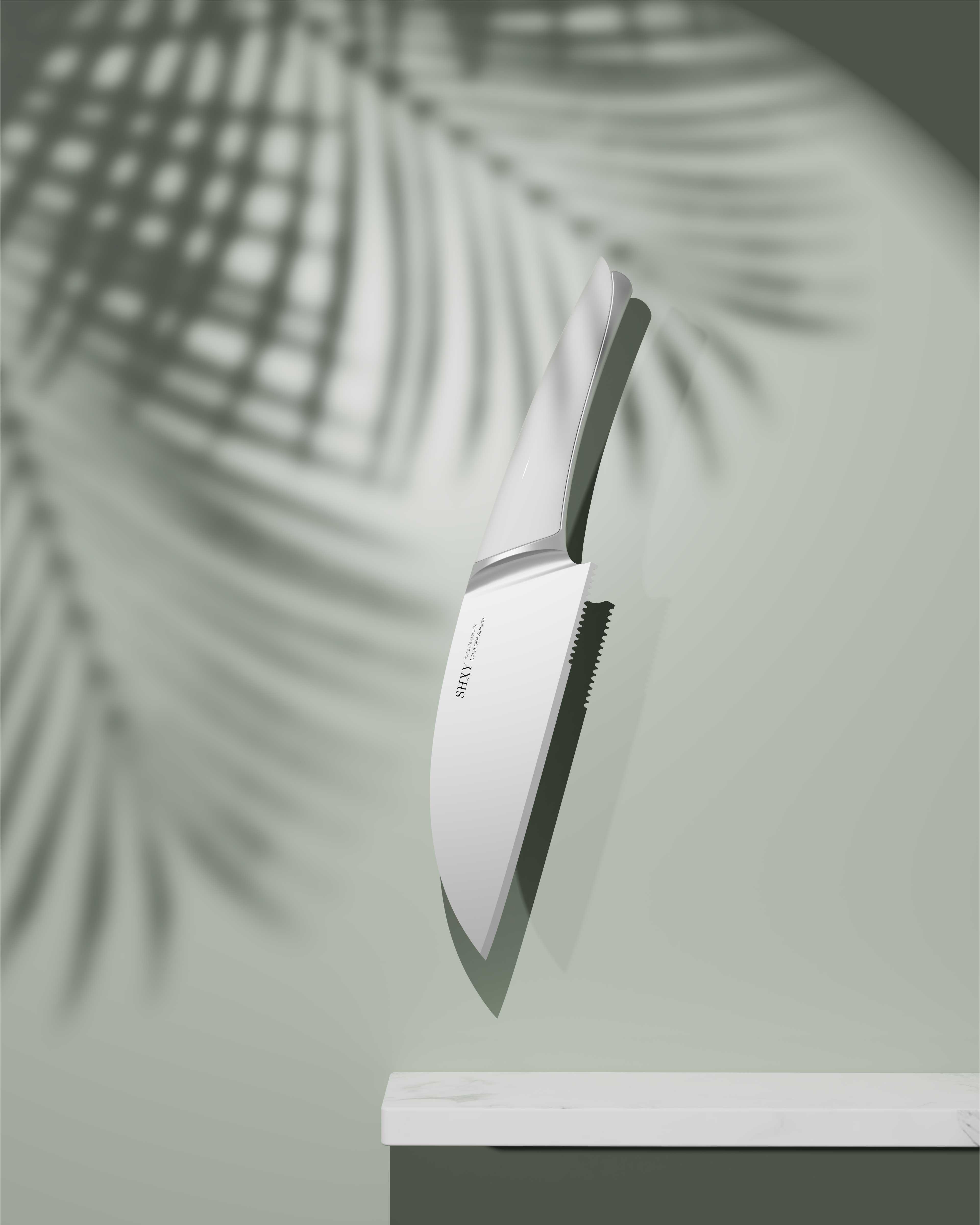 Kitchen supplies，knife，bionics，modern，Simplicity，female sex，streamline，Tenderness，