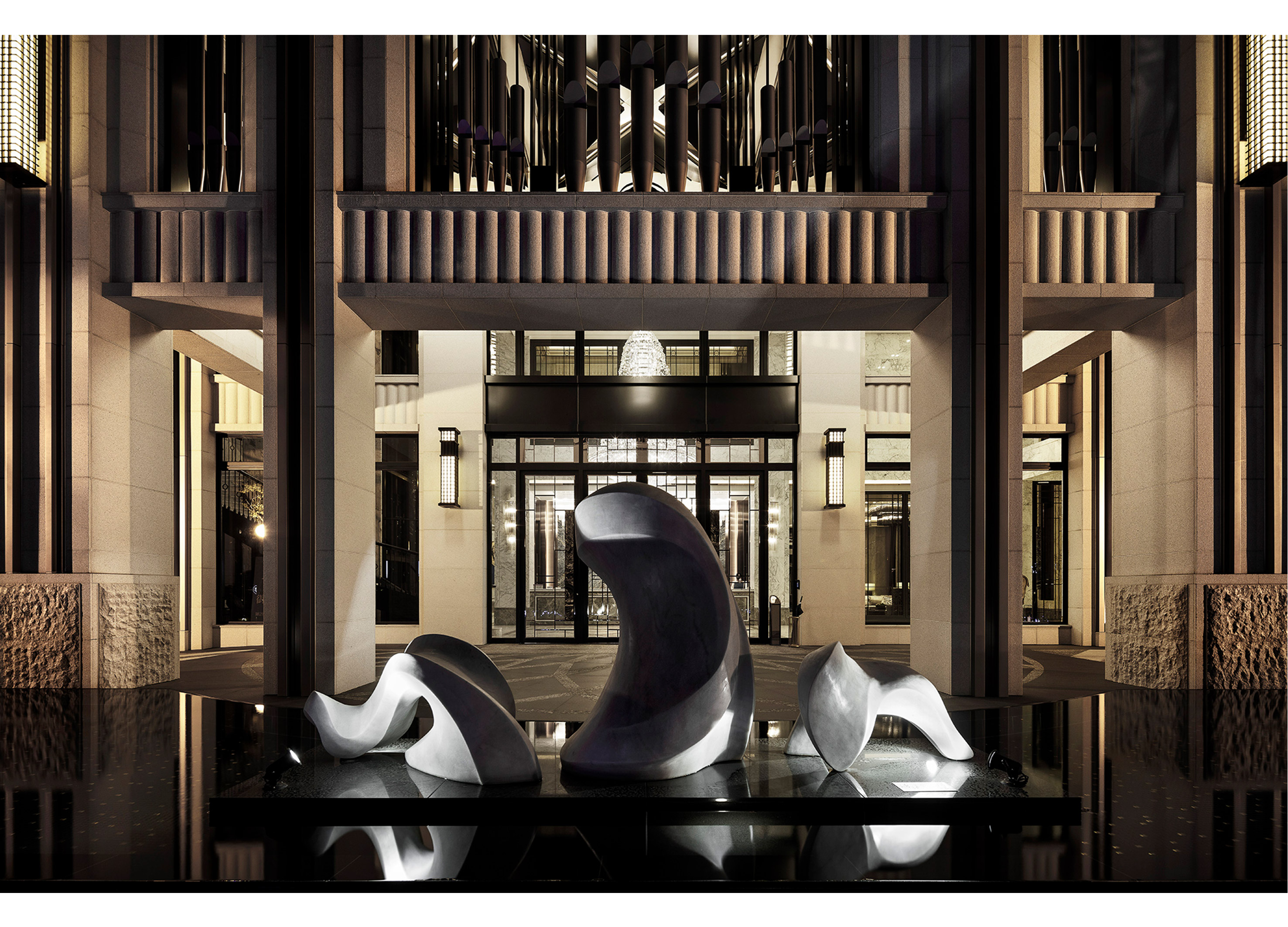 Oriental Courtyard，Modern Elegant Life，urban space，Landscape design，Natural aroma，Tree-Shaded Trail，