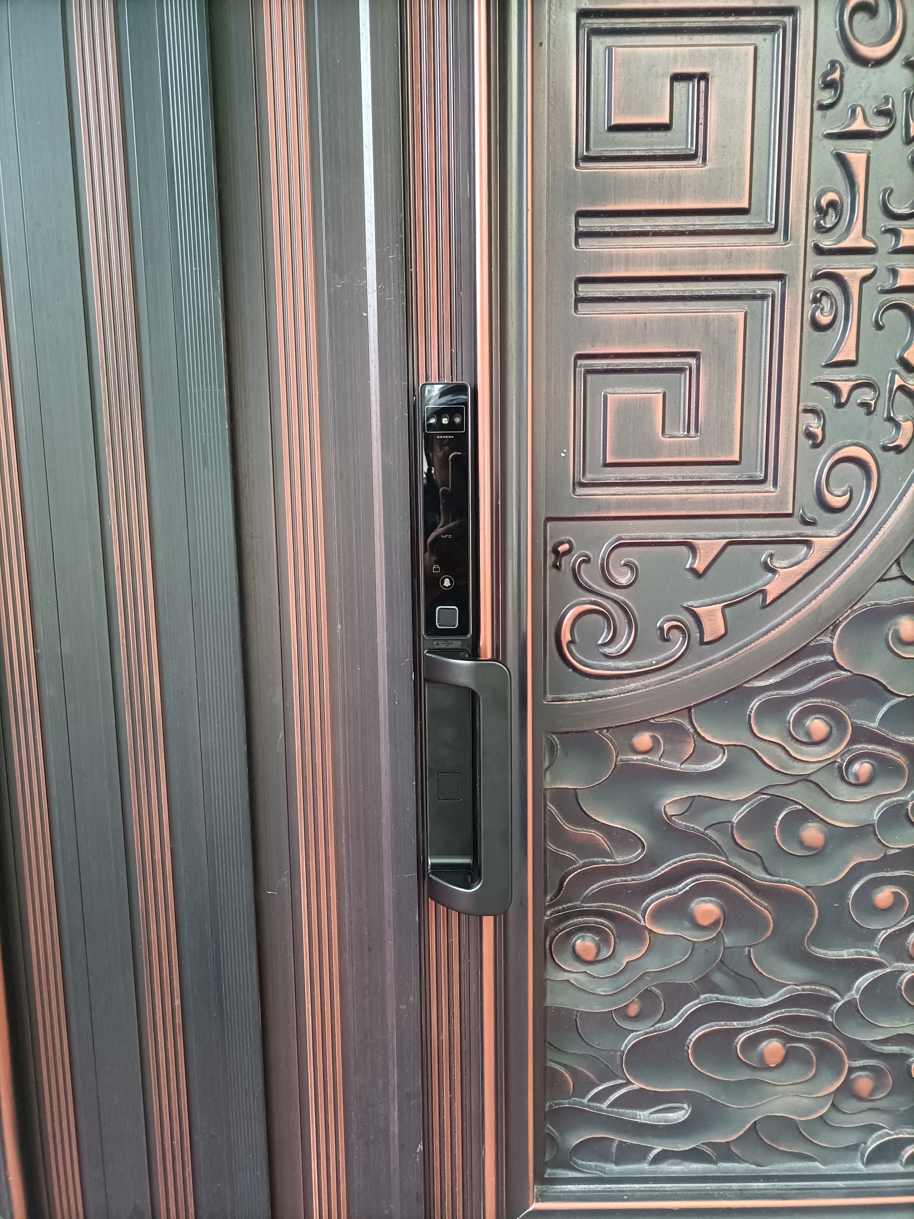 Intelligent lock，Very narrow smart lock，Broken bridge aluminum door smart lock，KFC Door Smart Lock，Courtyard lock，Smartlock，