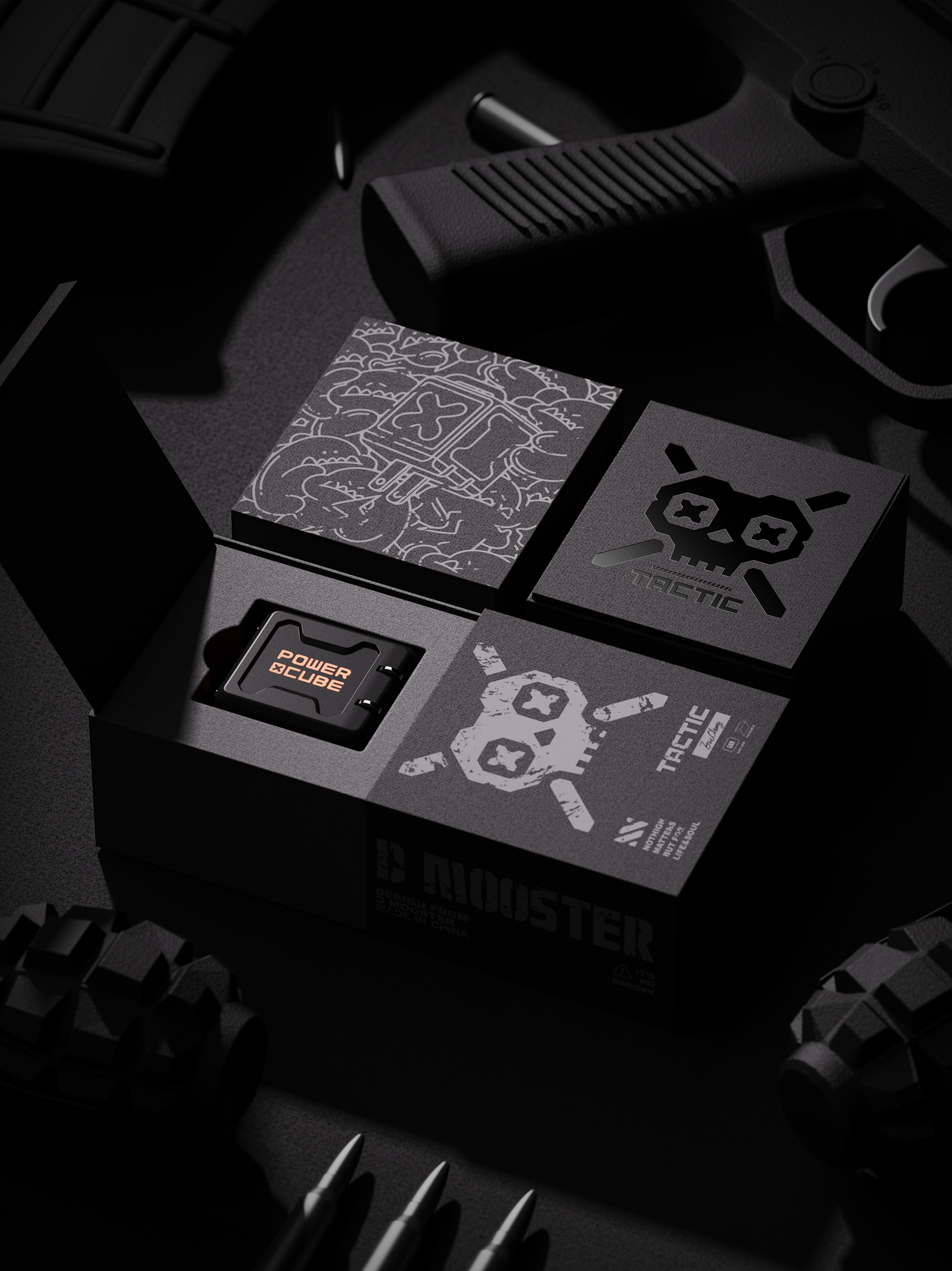 Big Monster，dmooster，Gallium nitride，Filling head，Charger，Quick charging plug，industrial design，Chaopin，