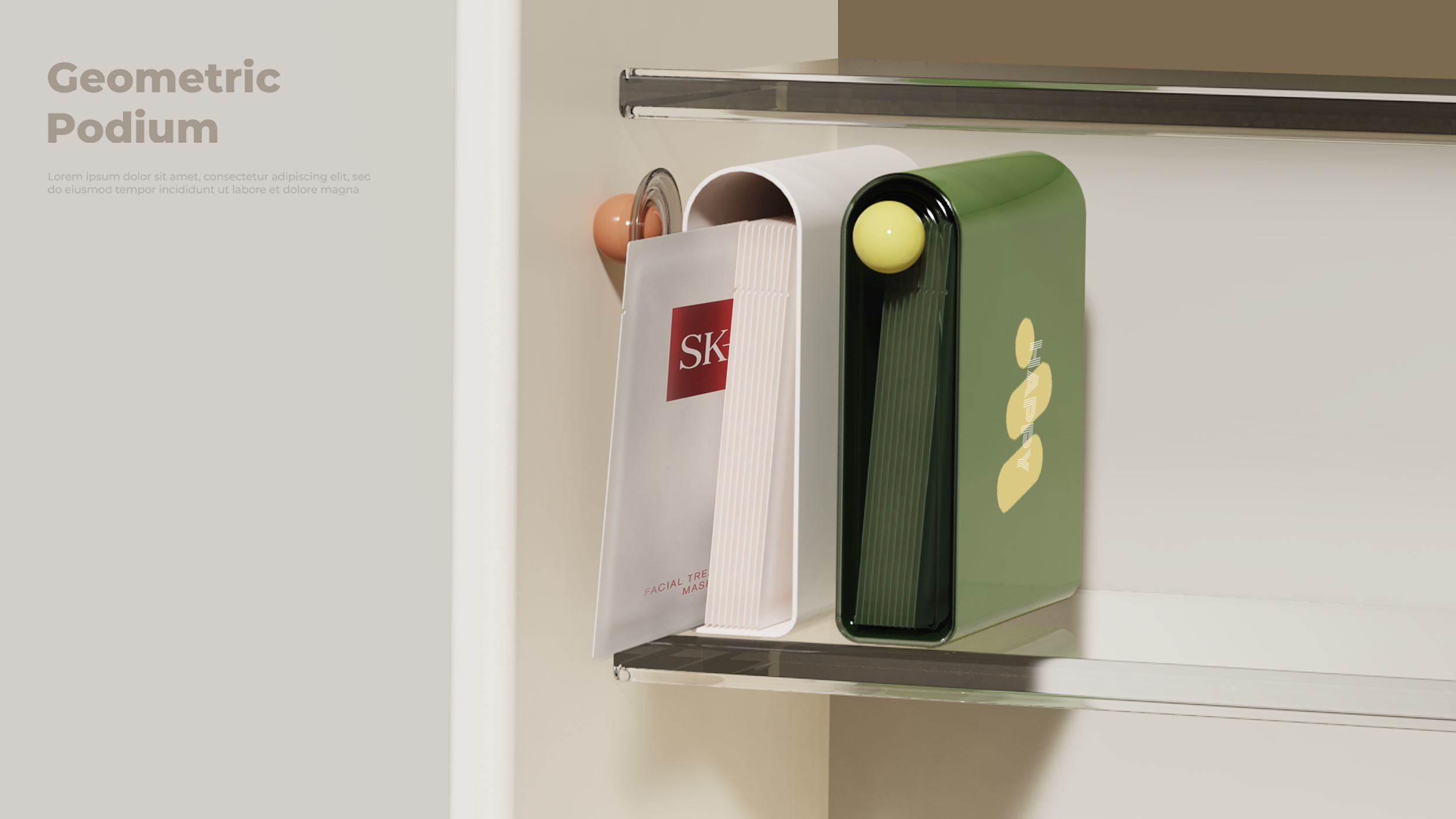 Facial mask，Mask storage，Box，storage box，Refrigerator，