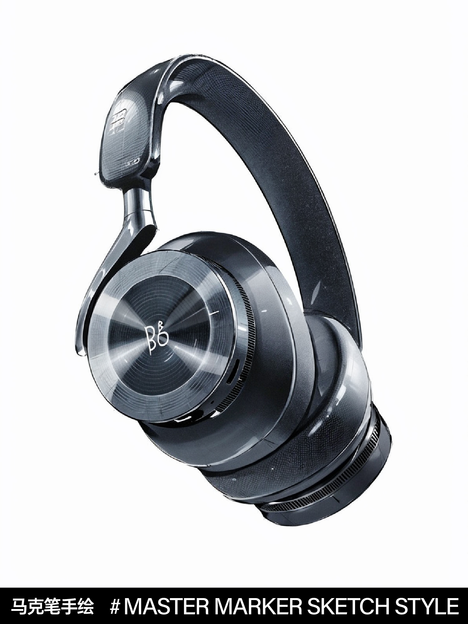 Hand drawn，sketch，industrial design，product design，Hand drawn for postgraduate entrance examination，marker pen，AIGC，LORA，