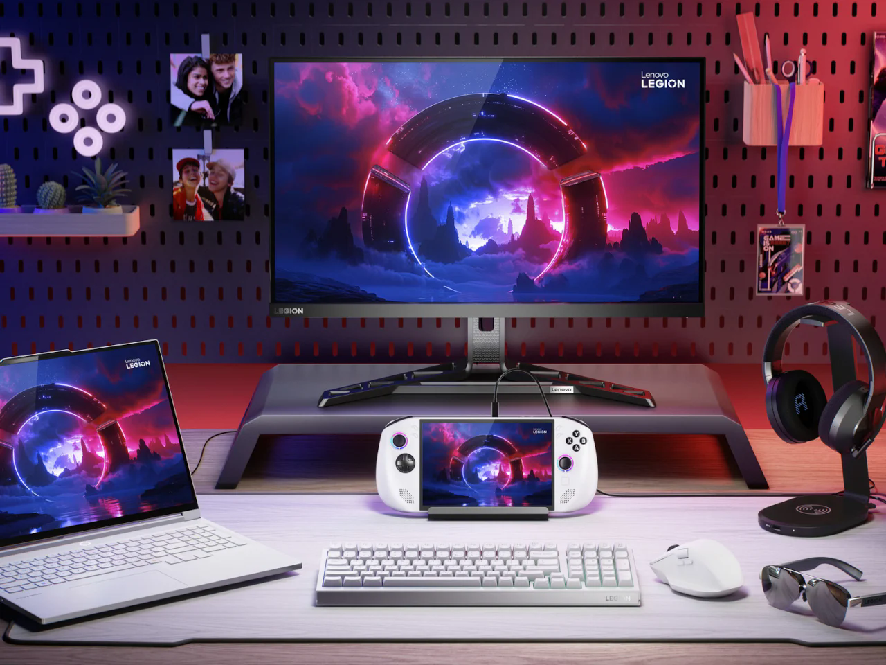 Legion Go S，Legion Pro 7i，Legion Tower 7i，Glasses 2，Wireless headset，