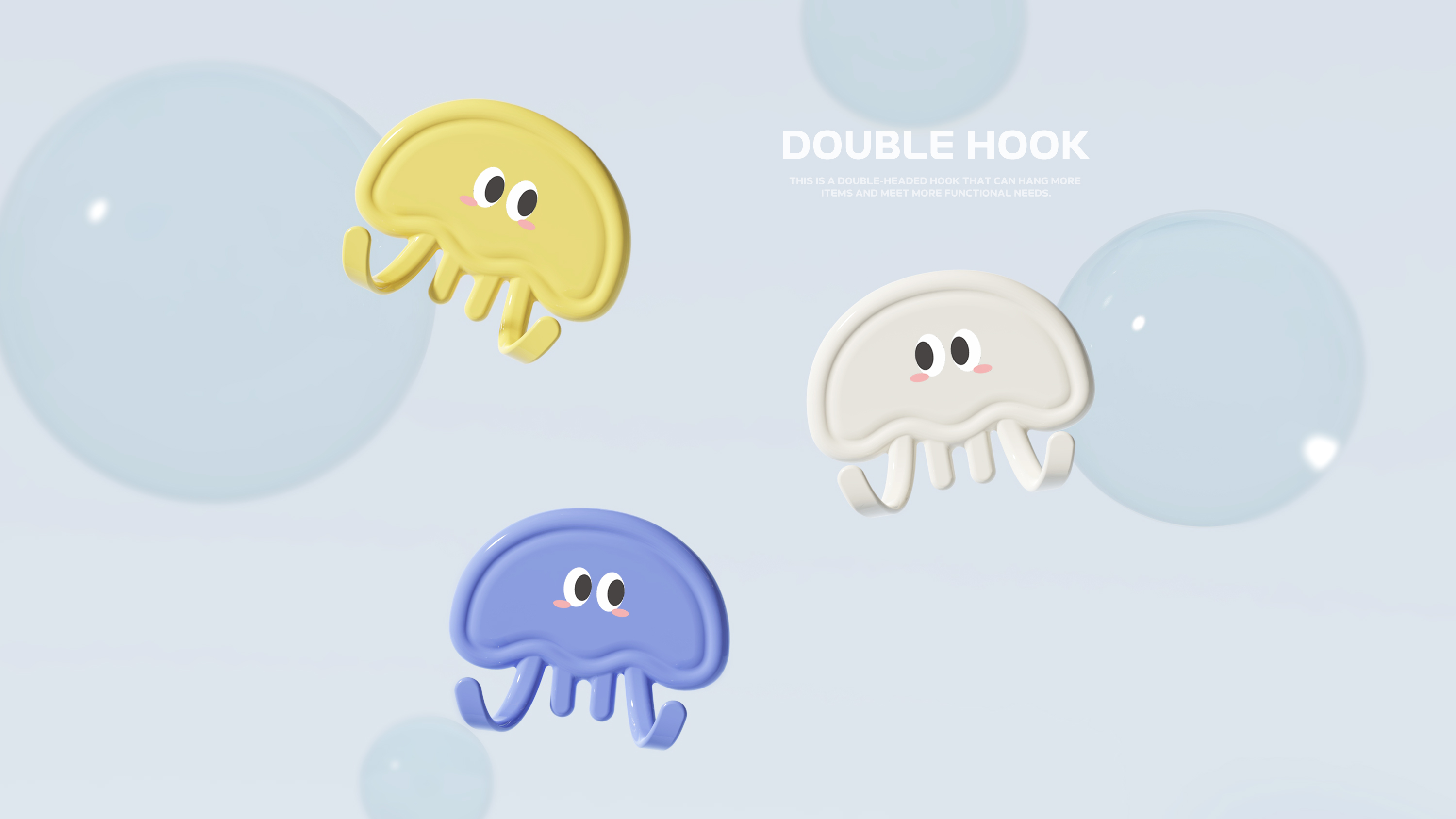 a hook，double head hook，Receive，colourful，interest，