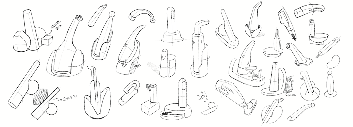 Obile，Vacuum cleaner，Household Electric Appliances，industrial design，