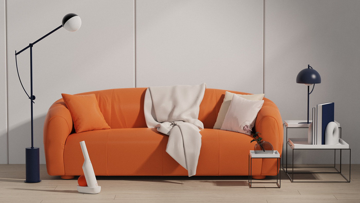 Obile，Vacuum cleaner，Household Electric Appliances，industrial design，