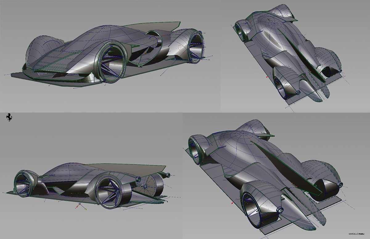 industrial design，Ferrari，Sports car，ferrari，concept，