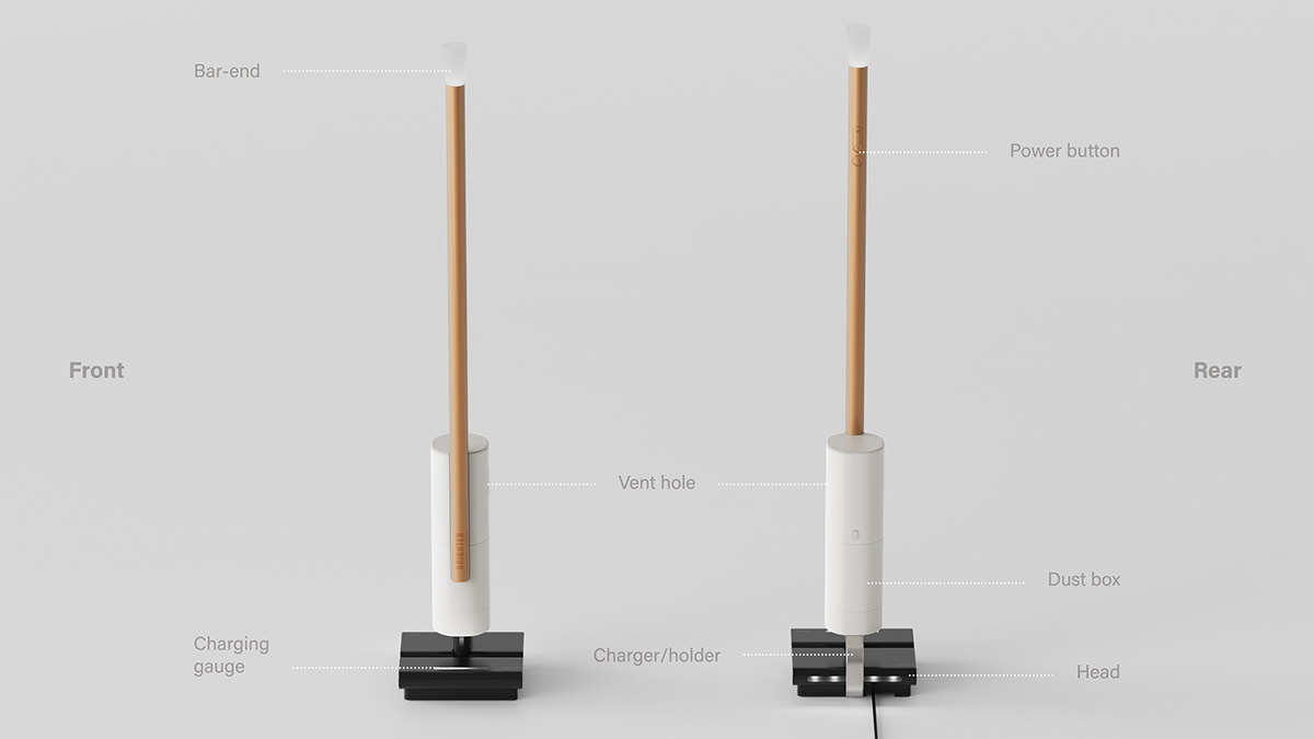 Brighten，Vacuum cleaner，Household Electric Appliances，industrial design，