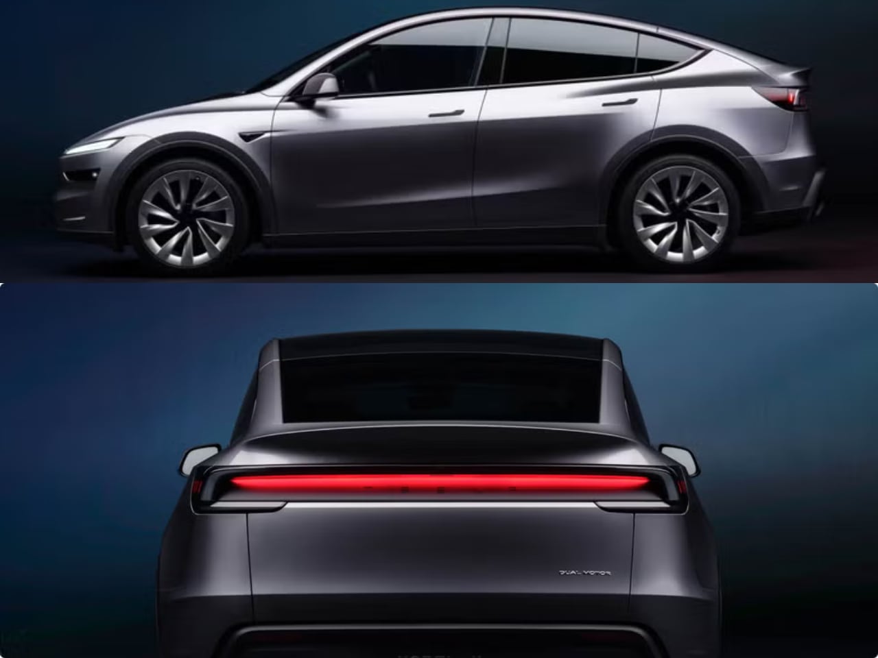 Model Y，Juniper，Tesla，Minimalist style，