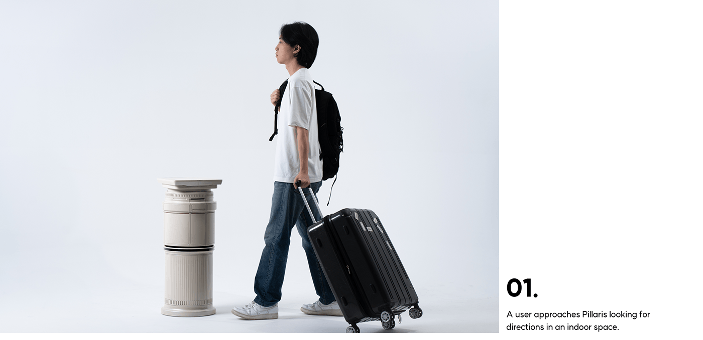 Pillaris，intelligent wayfinding system，Digital，electronic product，