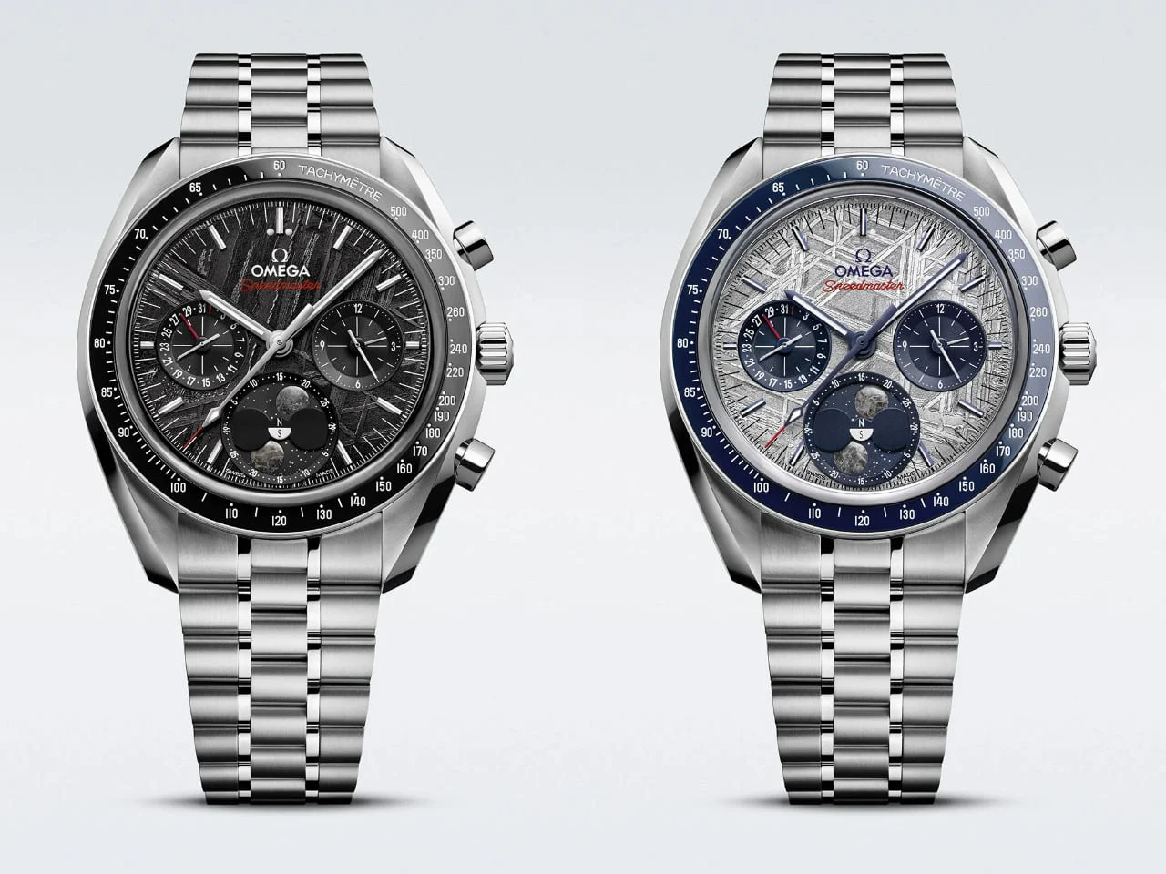 Moon phase function，omega，Meteor dial，Wristwatch，Precise timing，